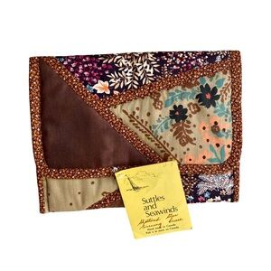 Suttles and Seawinds Patchwork Purse Vicki Lynn Bardon Vintage Autumnal Handbag